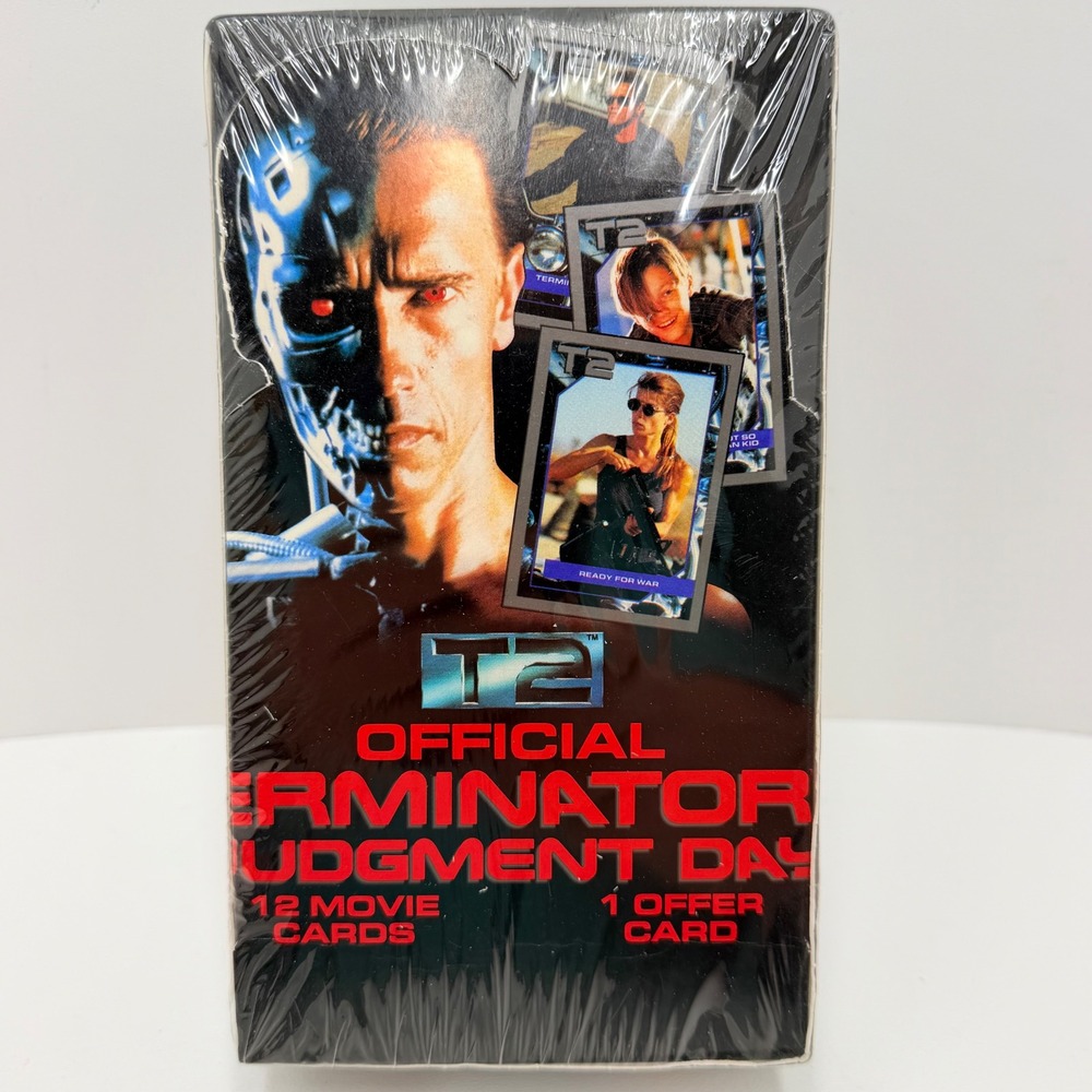 1991 Impel T2 Terminator 2 Judgment Day Movie Trading Cards Sealed Box 36 Packs